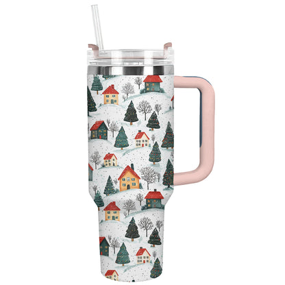 Shineful Tumbler Snowy Village