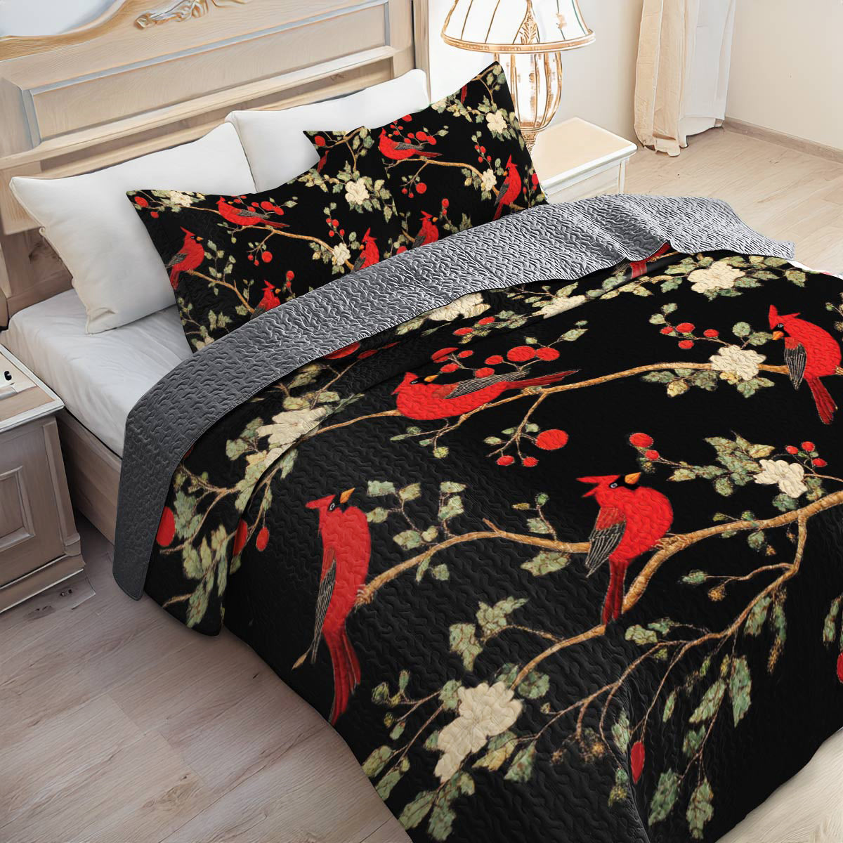 Shineful All Season Quilt 3-Piece Set Merry and Bright