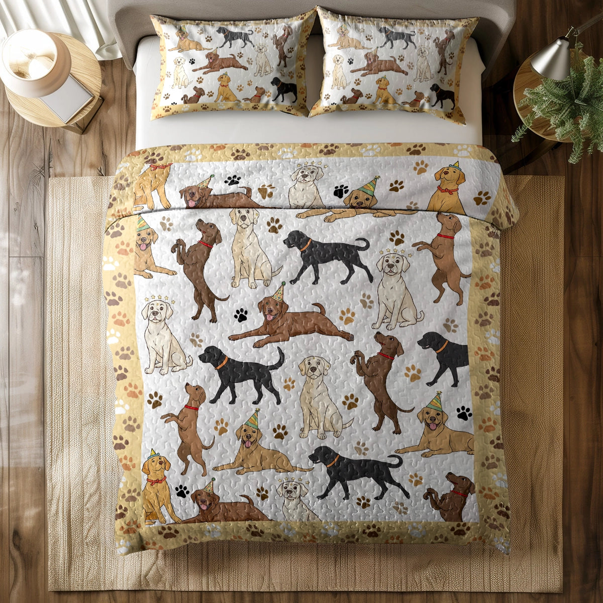 Shineful All Season Quilt 3-Piece Set - Labrador Adventures