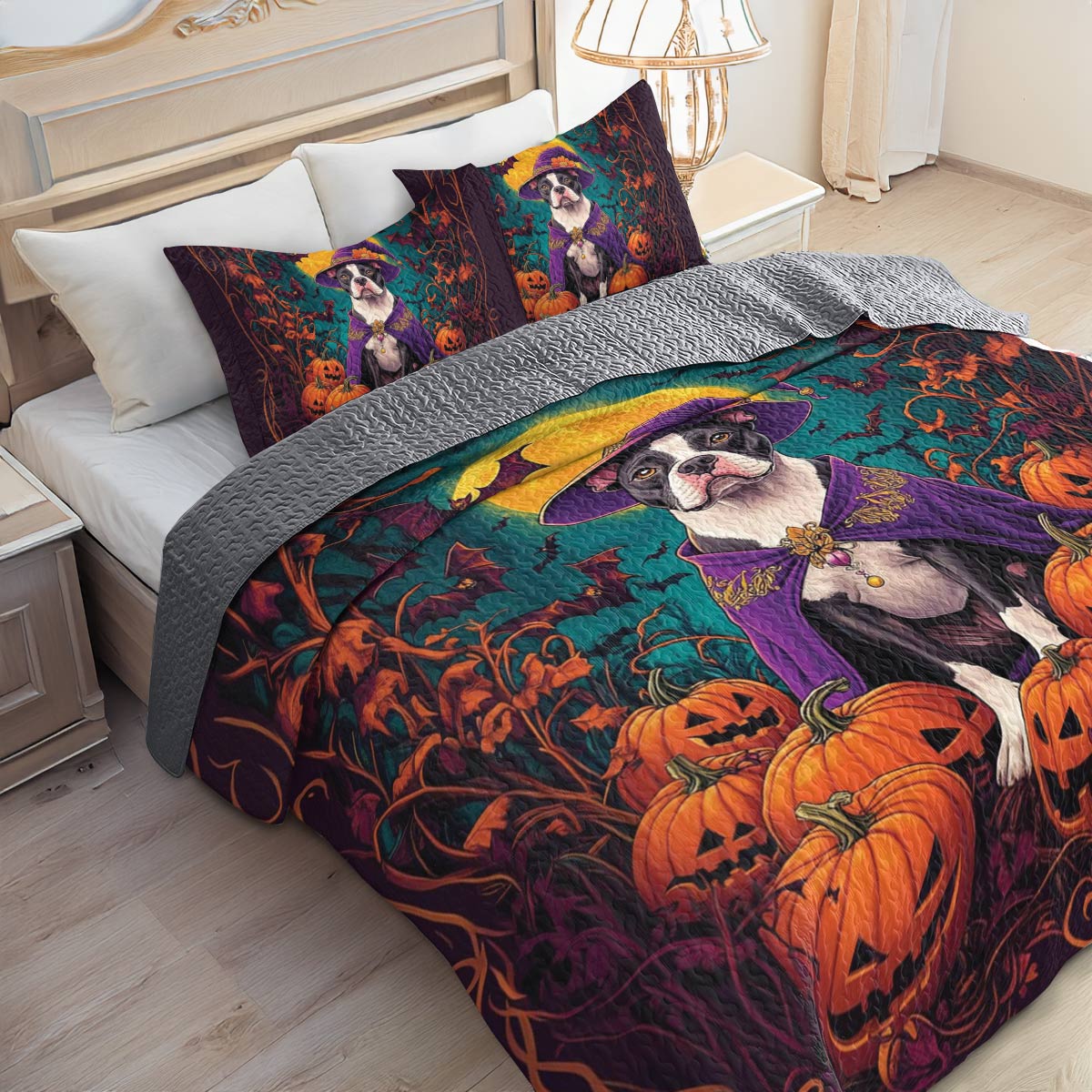 Shineful All Season Quilt 3-Piece Set Boo-bull