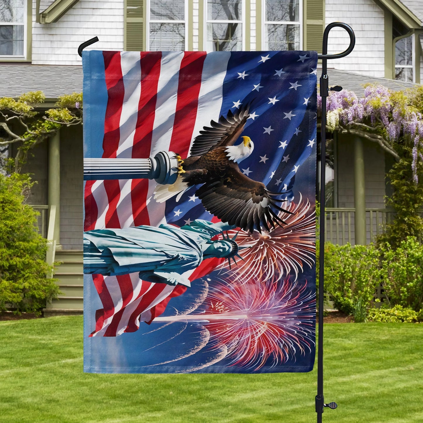 Shineful Gargen Flag 12" x 18" - The American Standard