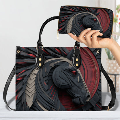 Shineful Leather Bag Obsidian Stallion Core