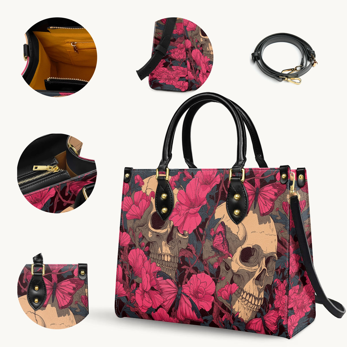 Shineful Leather Bag Blush Bone Reverie
