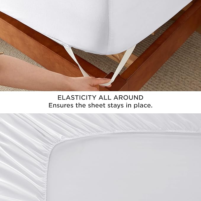 Shineful 4-Piece Bed Sheet Set - Classic Christmas Tree