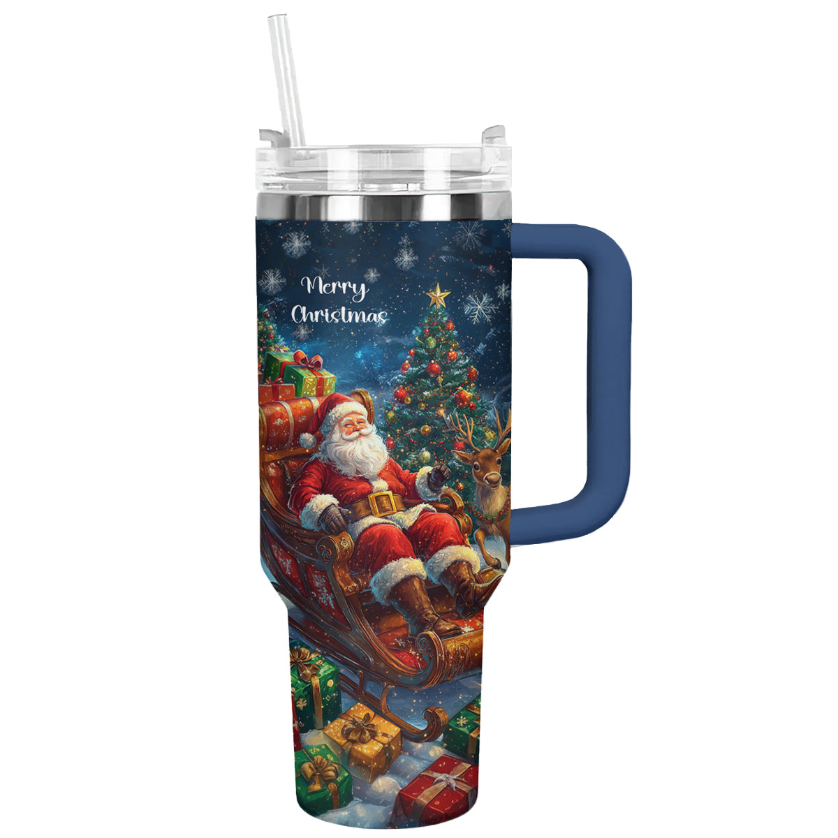 Shineful Tumbler Christmas Santa's Sleigh