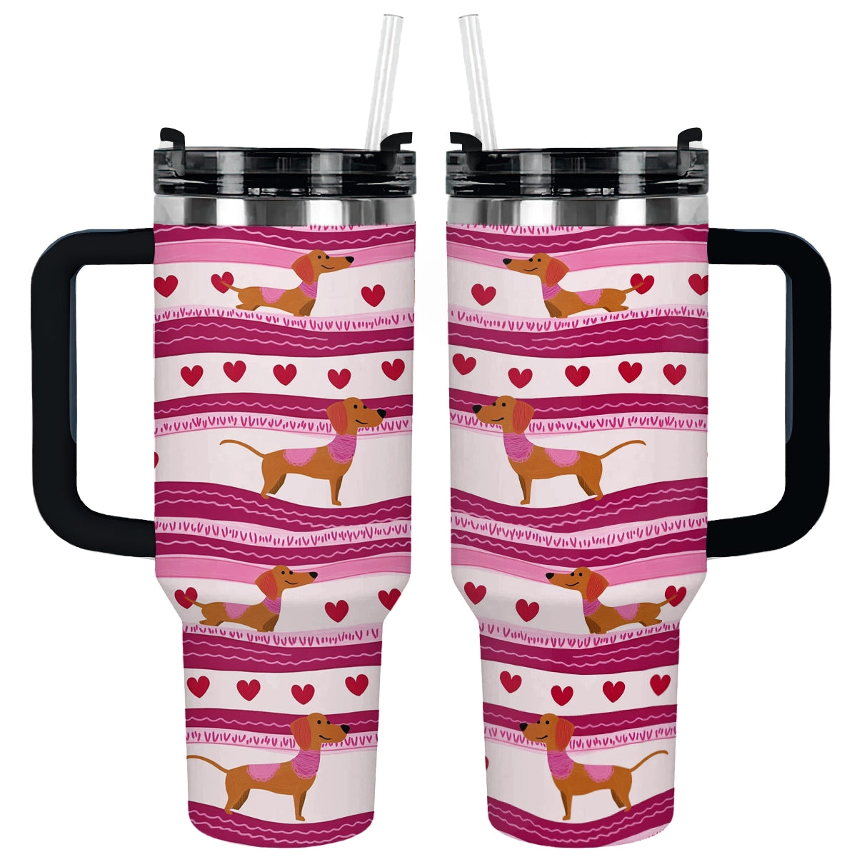 Shineful Tumbler Dachshund Love You Paw-ever