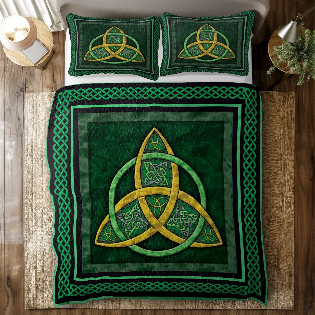 Shineful All Season Quilt 3-Piece Set - Celtic Harmony