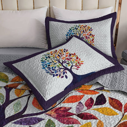 Shineful All Season Quilt 3-Piece Set Enchanted Forest