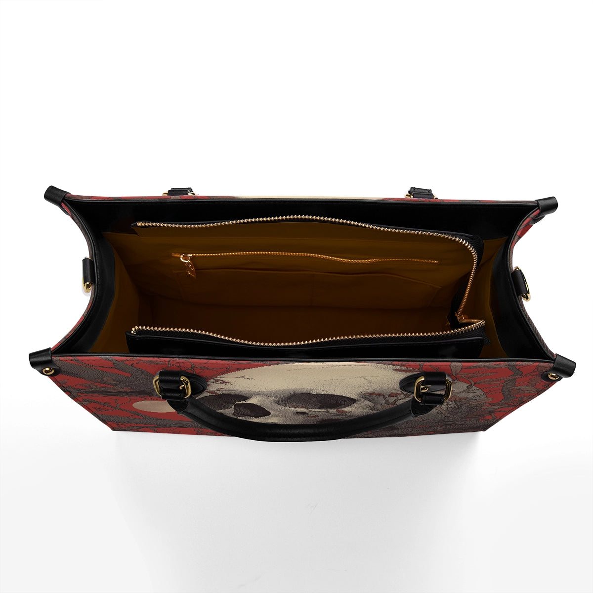 Shineful Leather Bag Crimson Stillness