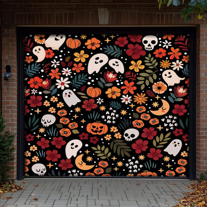 Shineful Garage Door Banner Decoration - Spooky Chic