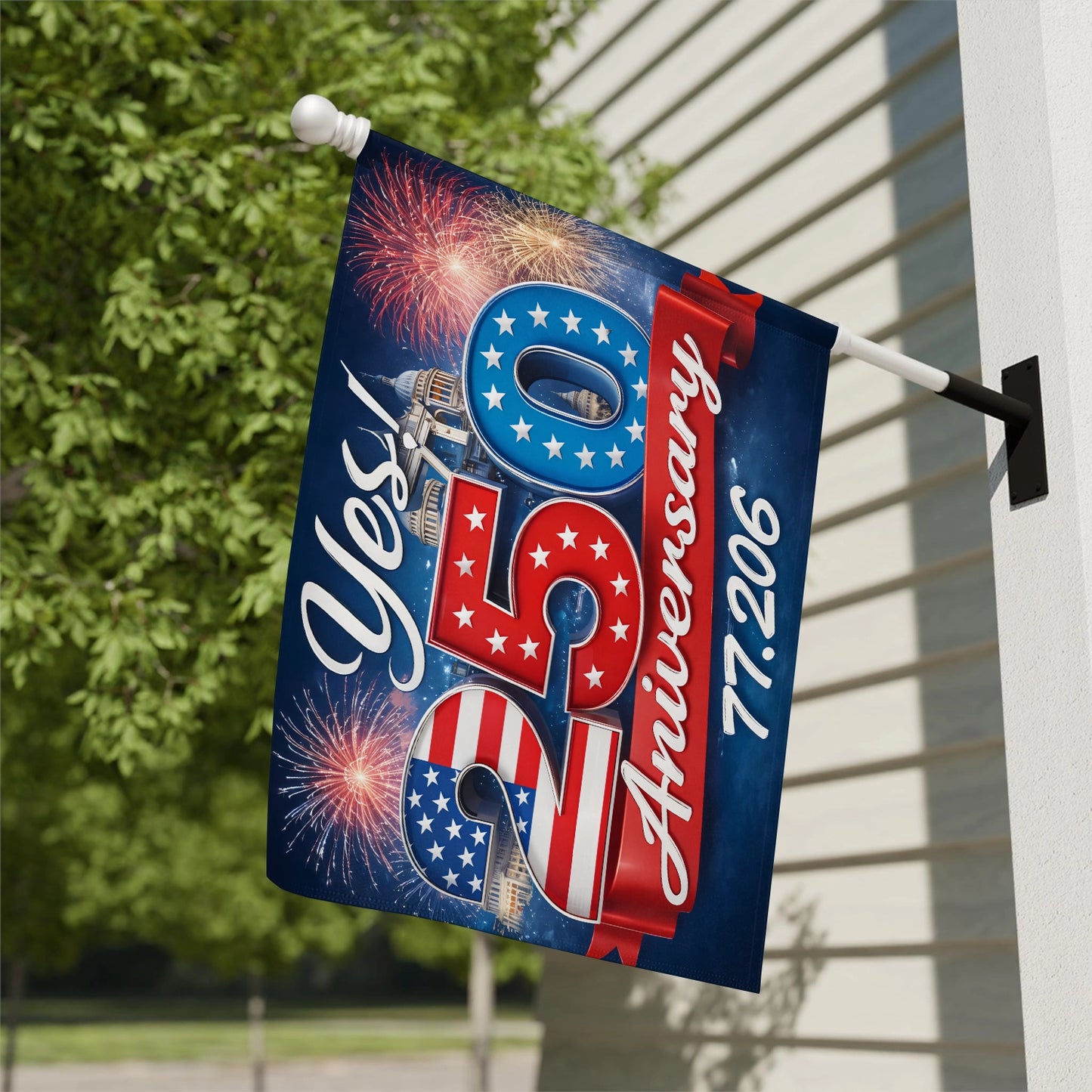 Shineful House Flag 30" x 40" - Yes to the American Story