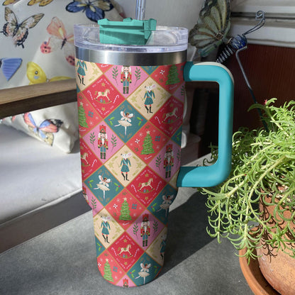 Shineful Tumbler Nutcracker Holiday Cheer