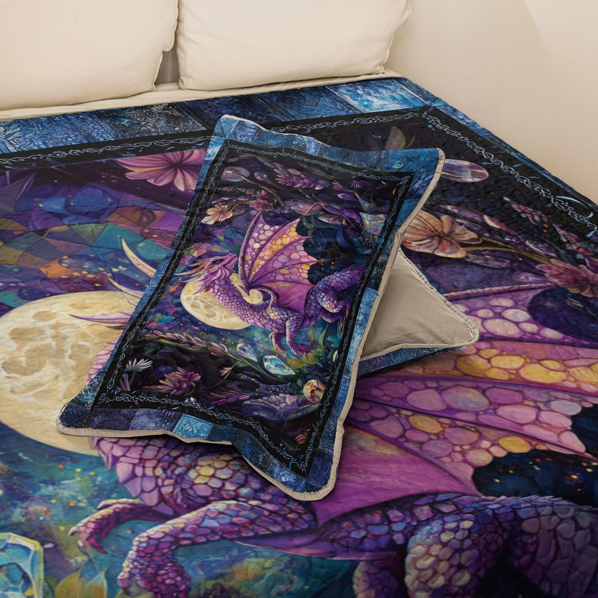 Shineful All Season Quilt 3-Piece Set Celestial Dragon Haven
