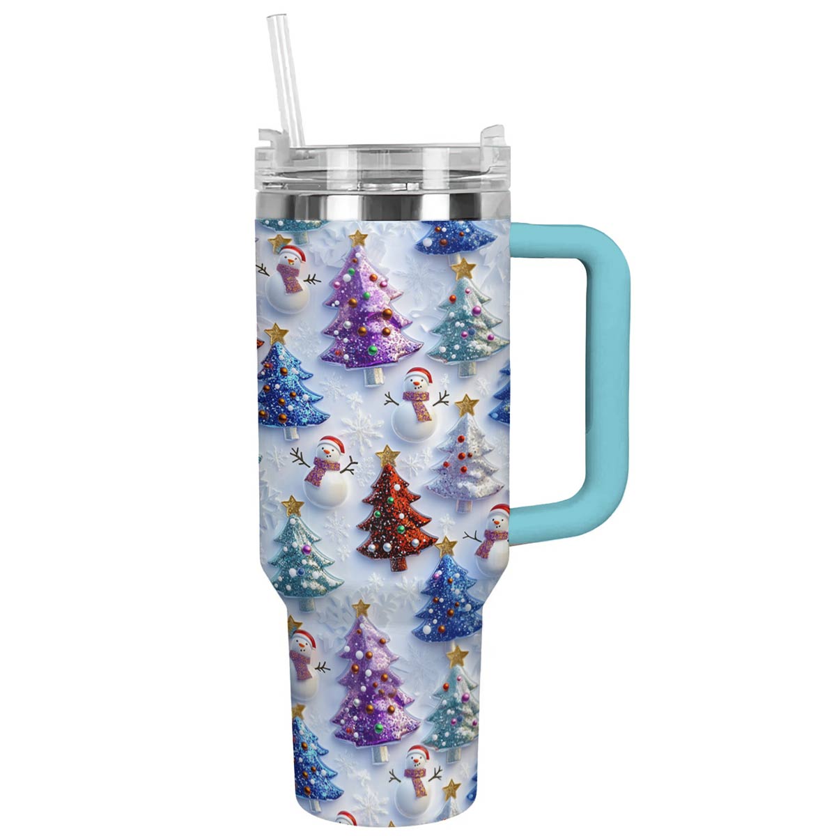 Shineful Glossy Tumbler Colorful Christmas