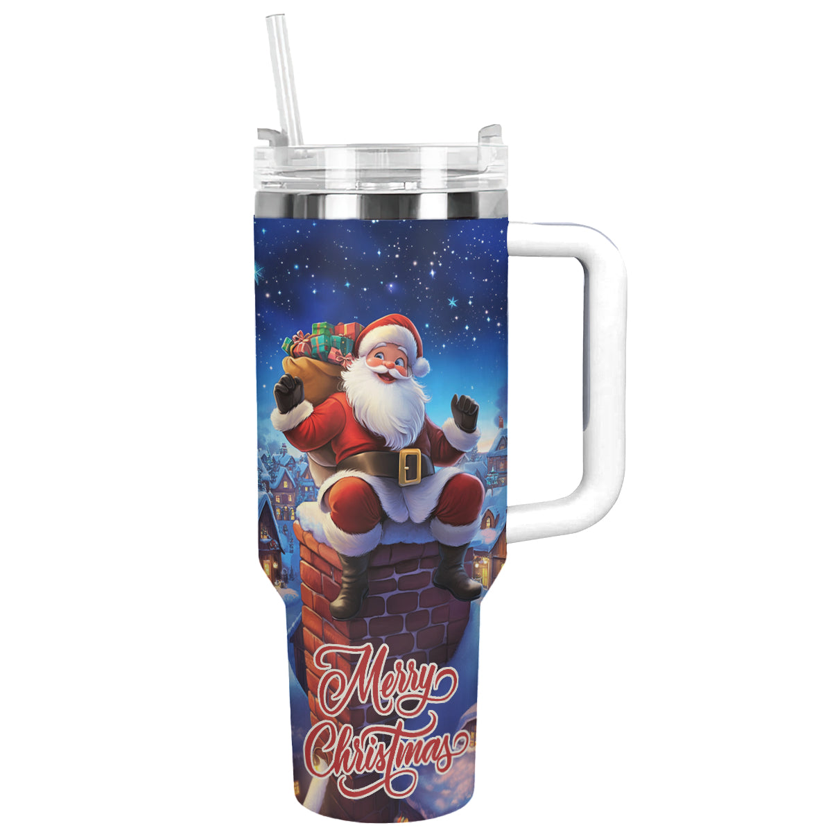 Shineful Tumbler Santa's Sleigh Ride