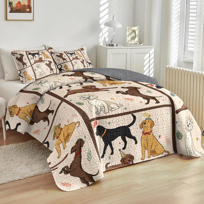 Shineful All Season Quilt 3-Piece Set - Labrador Life