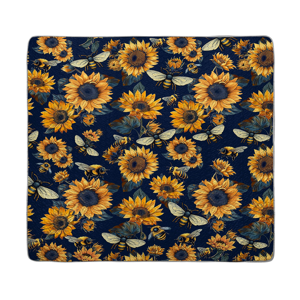 Shineful All Season Quilt 3-Piece Set Bee & Sunflower Vibes