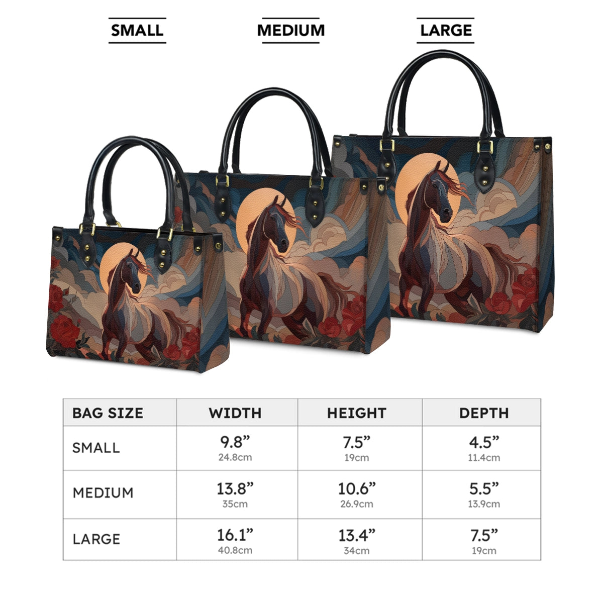 Shineful Leather Bag Night Bloom Stallion