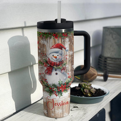 Shineful Tumbler Frosty Cheer Snowman