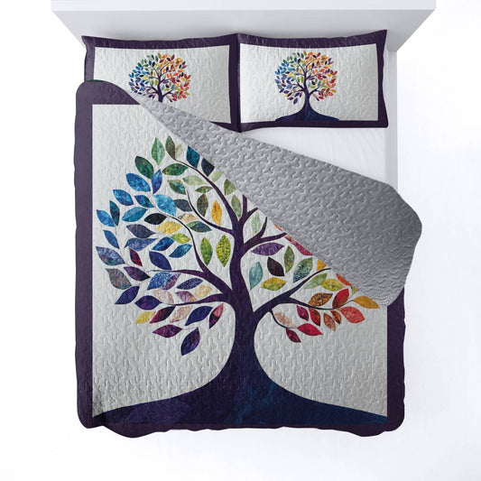 Shineful All Season Quilt 3-Piece Set Enchanted Forest