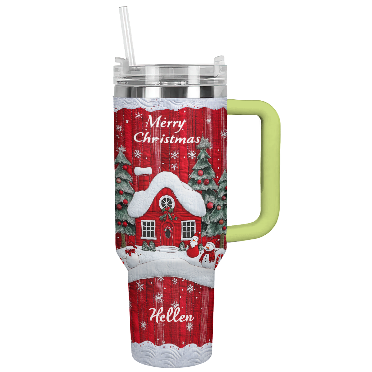 Shineful Tumbler Personalized Snowman Christmas