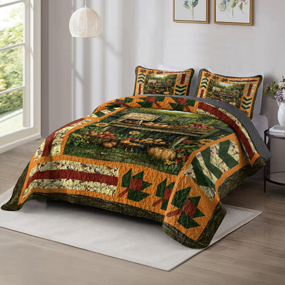 Shineful All Season Quilt 3-Piece Set Farm Fresh Harvest