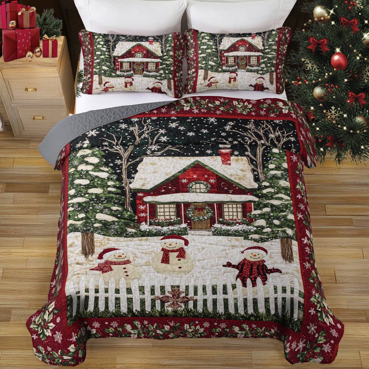 Shineful All Season Quilt 3-Piece Set Festive Frolic