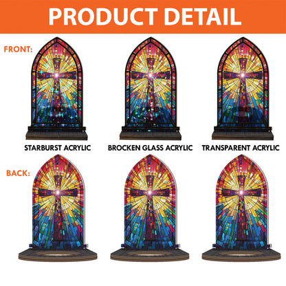 Shineful Suncatcher Candle Holder Cross of Light