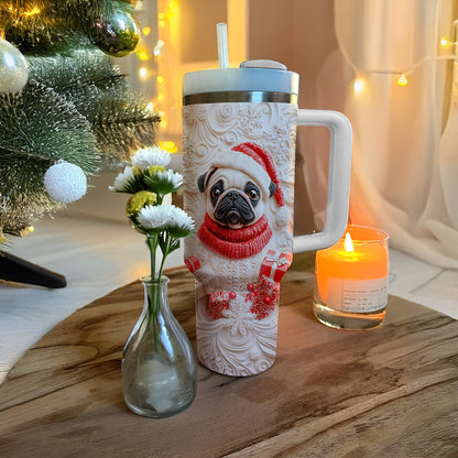 Shineful Glossy Tumbler Wintery Puggy