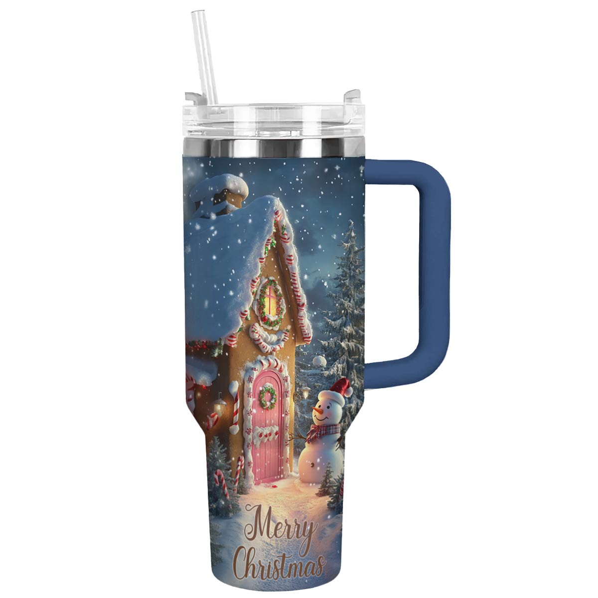 Shineful Tumbler Gingerbread House