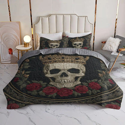 Shineful Quilt 3-Piece Set Crown of the Fallen King