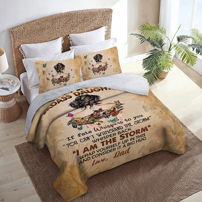 Shineful To my Daughter All Season Quilt 3-Piece Set
