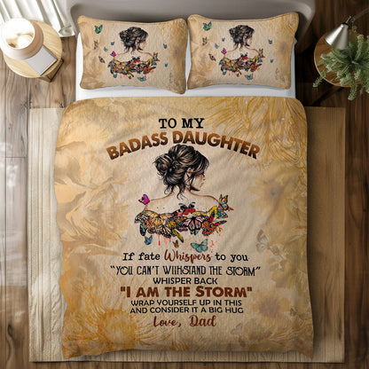 Shineful To my Daughter All Season Quilt 3-Piece Set