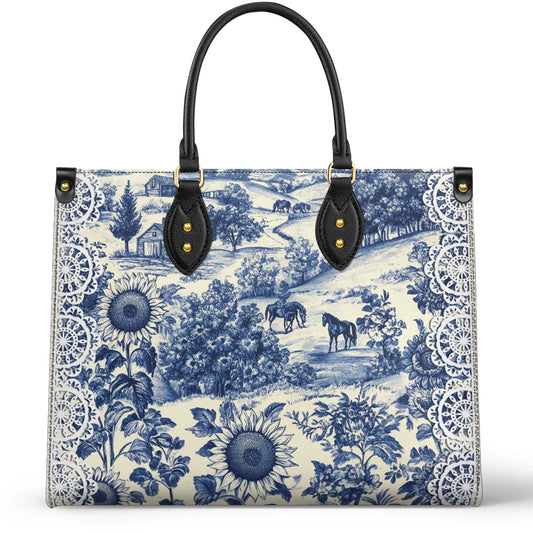 Shineful Leather Bag Texas Countryside Bloom