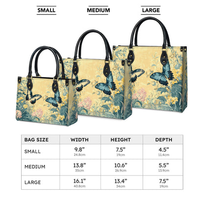 Shineful Leather Bag Personalized Secret Garden Wings