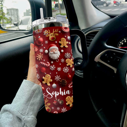 Shineful Glossy Tumbler Personalized Festive Spirit