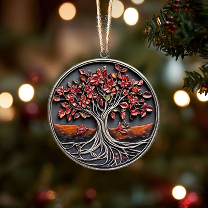 Shineful 2D Acrylic Ornament - Tree of Life Four Seasons Collection