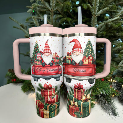 Shineful Tumbler Personalized Christmas Gnome
