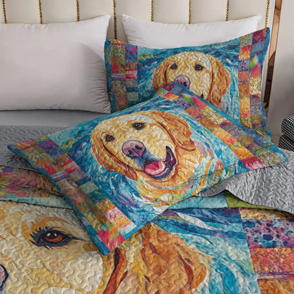 Shineful All Season Quilt 3-Piece Set Labrador Waves