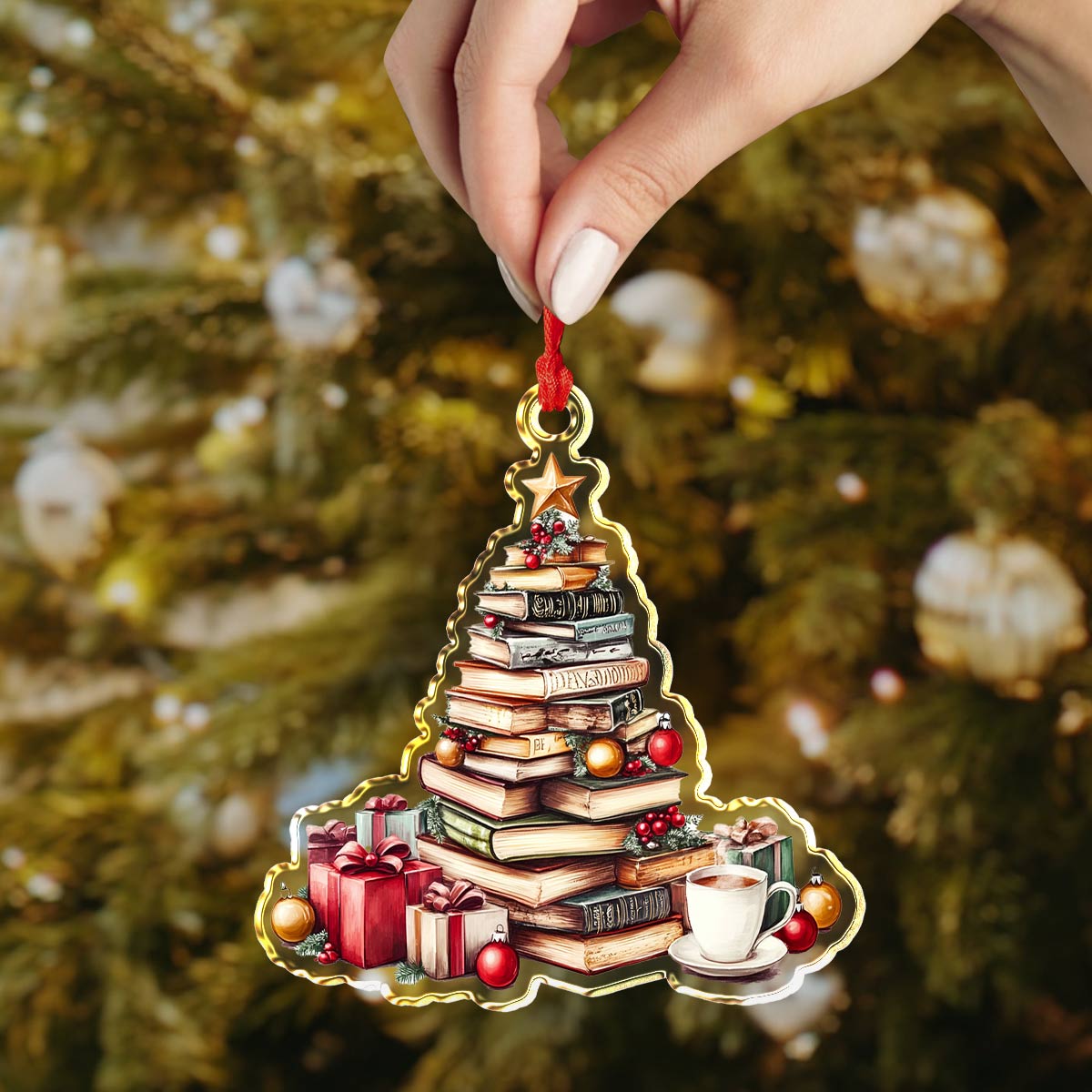 Shineful Acrylic Ornament Book Tree