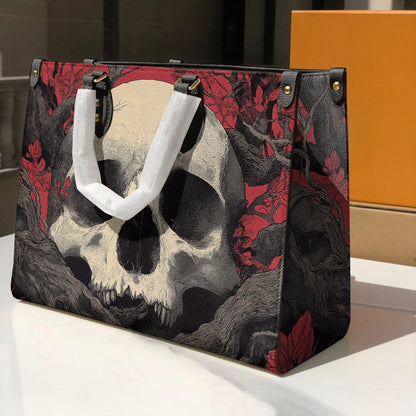 Shineful Leather Bag Redbound Skull