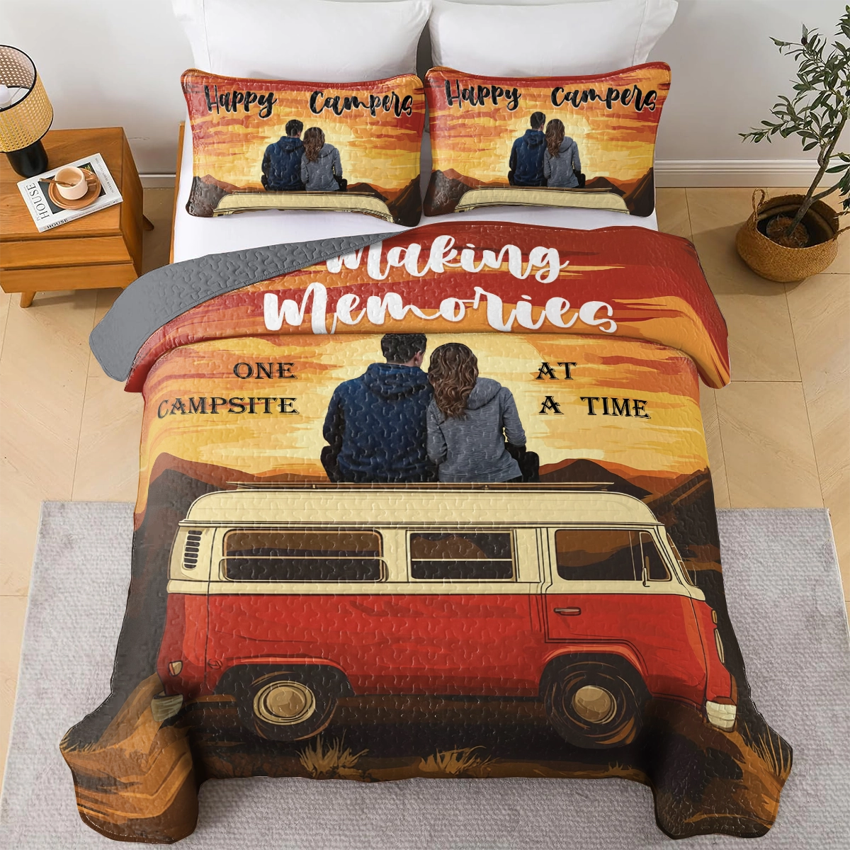 Shineful All Season Quilt 3-Piece Set - Memory Maker Camper