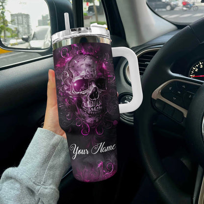 Shineful Tumbler Personalized Skull Vibes