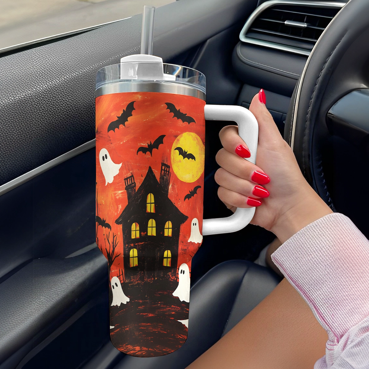 Shineful Tumbler Halloween Haunted Night