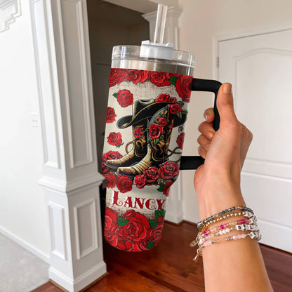 Shineful Tumbler Rose Cowboy