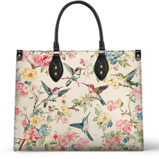 Shineful Leather Bag Hummingbird Symphony