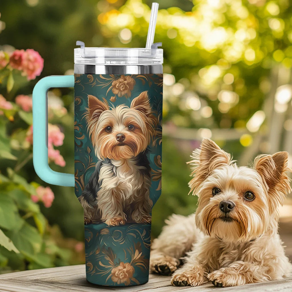 Shineful Tumbler Yorkie Regal Yorkie Elegance