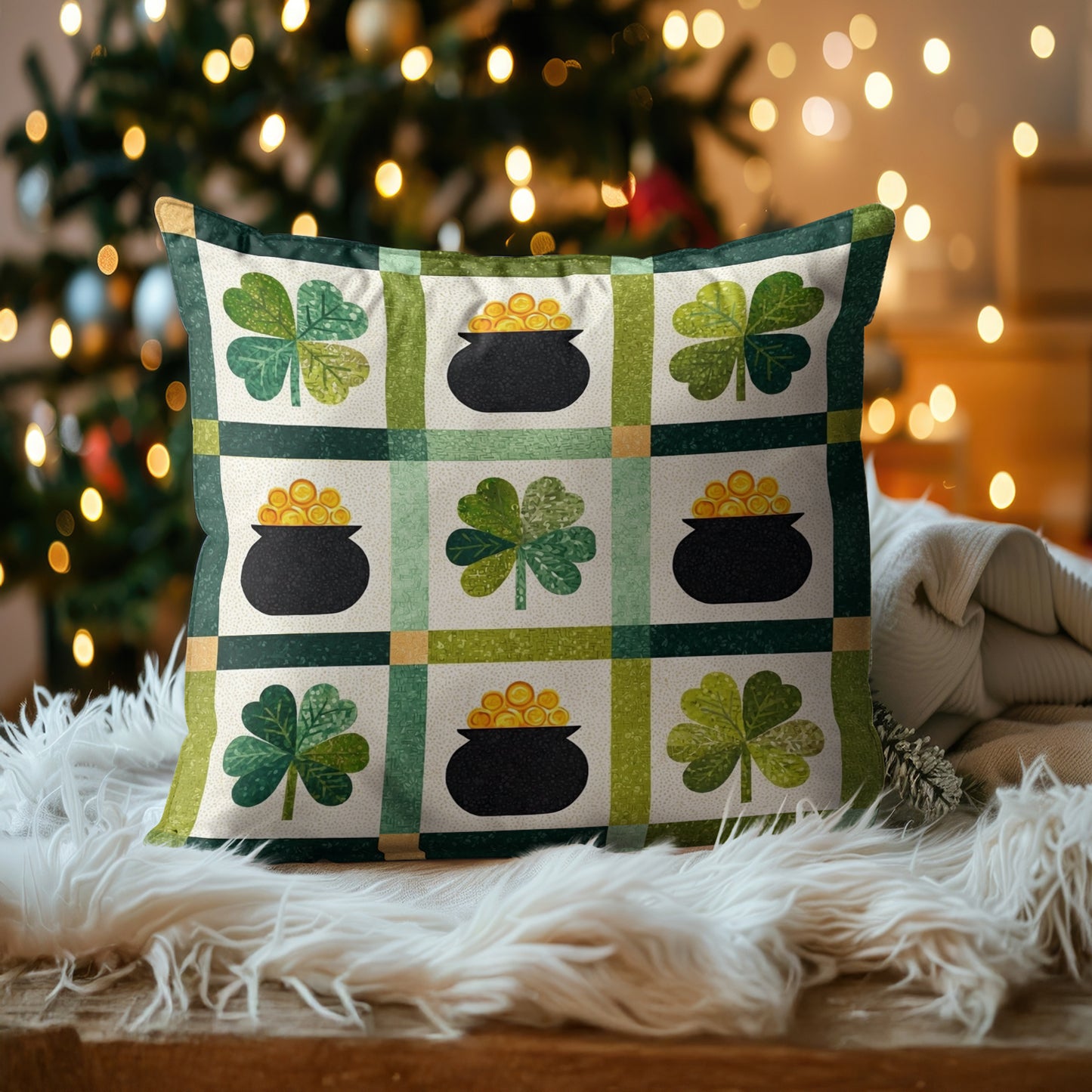 Shineful 2D Print Cushion Cover, Pillowcase, Pillows Covers Lucky Hearth