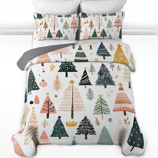 Shineful All Season Quilt 3-Piece Set Gentle Pines