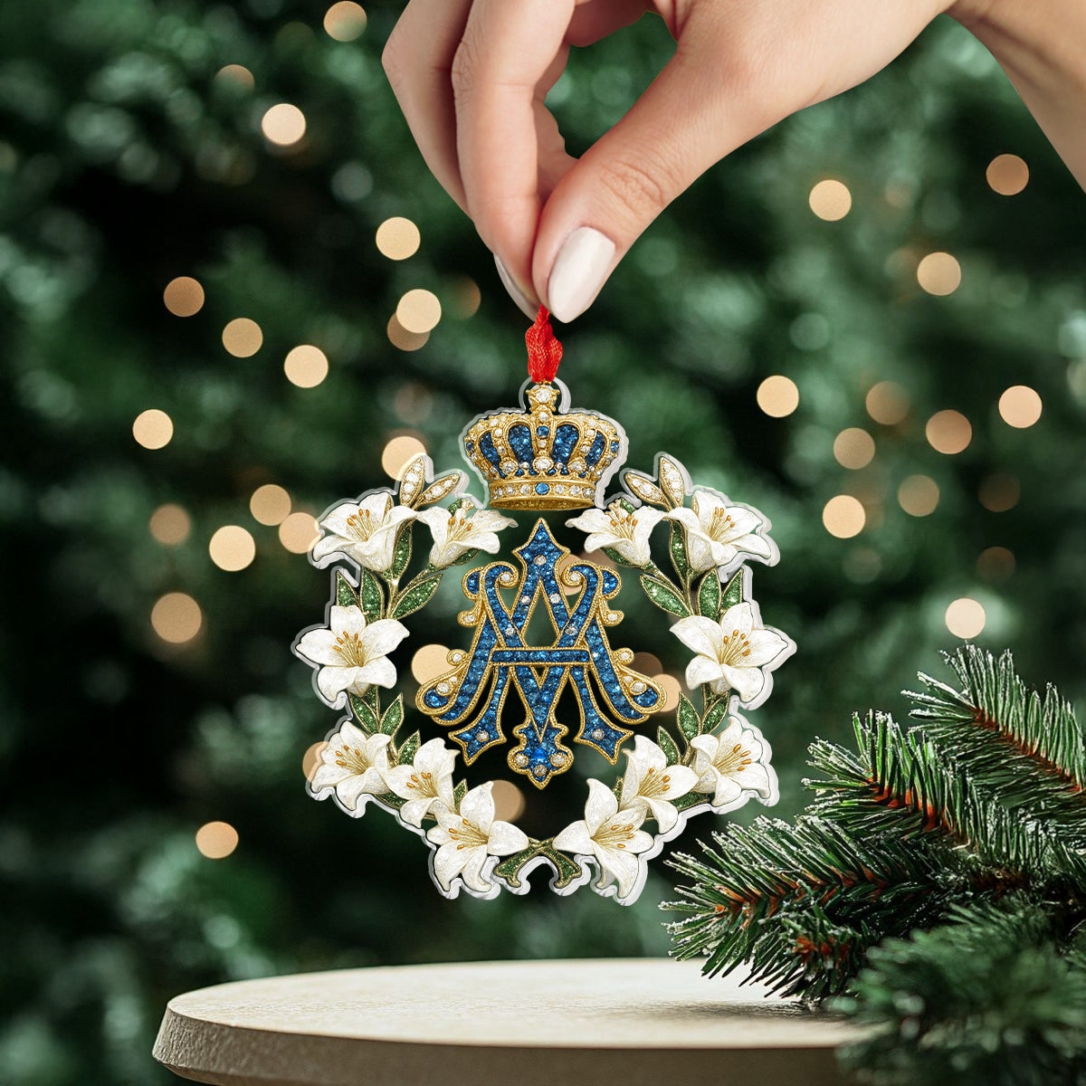 Shineful 2D Acrylic Ornament Sacred Crown Of Grace